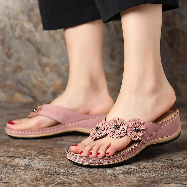 Women Retro Style Wedges Shoes Outdoor - adorables