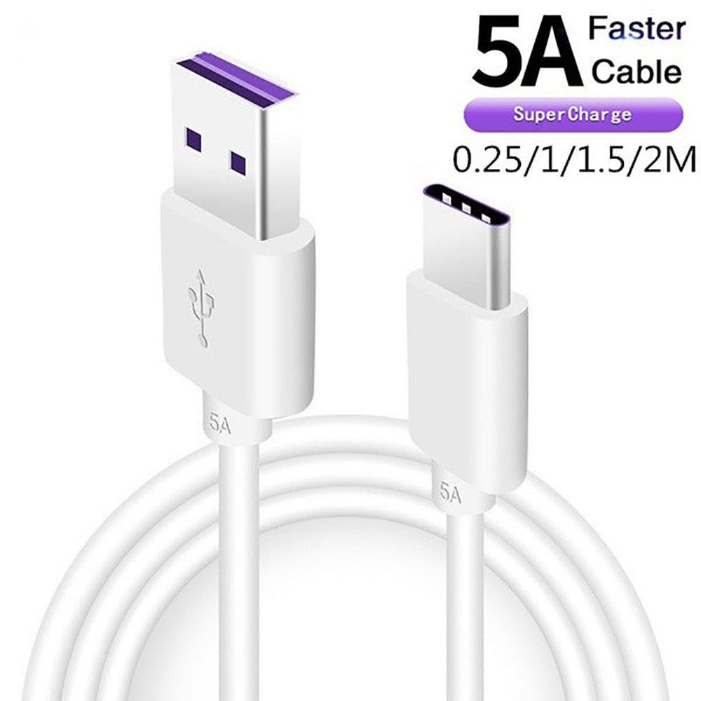 Fast Charge 5A USB Type C Cable - adorables