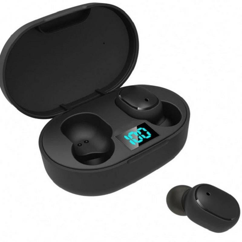 New E6s Smart Digital Display Bluetooth Headset - adorables